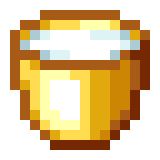 Golden milk bucket2.png: Infobox image for Golden Milk Bucket the item in Minecraft