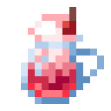 Cherry Cream Soda.png: Infobox image for Cherry Cream Soda the item in Minecraft