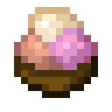 Neapolitan_ice_cream.png: Infobox image for Ice Cream the item in Minecraft