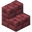 Pink terracotta brick stairs.png