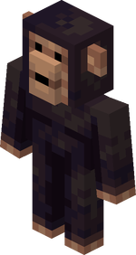 Chimpanzee.png: Infobox image for Chimpanzee the entity in Minecraft