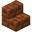 Orange terracotta brick stairs.png